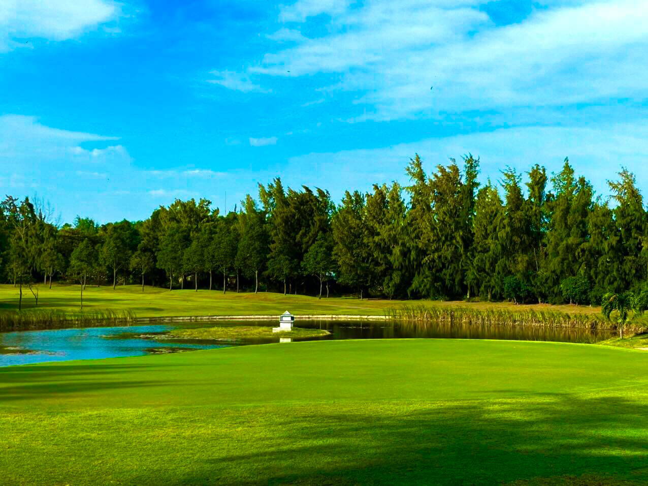 Green, Water Hazard, Vung Tau Paradise & Golf Resort, Ho Chi Minh, Vietnam