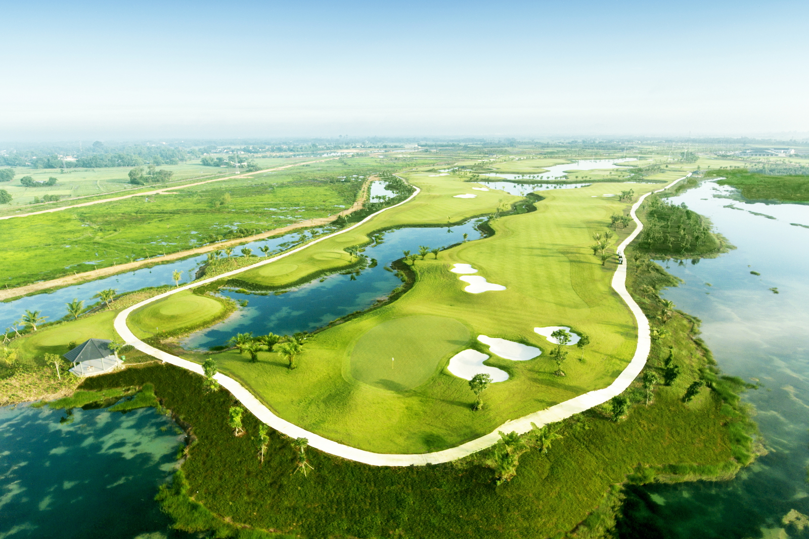 Aerial View, West Lakes Golf & Villas, Ho Chi Minh, Vietnam