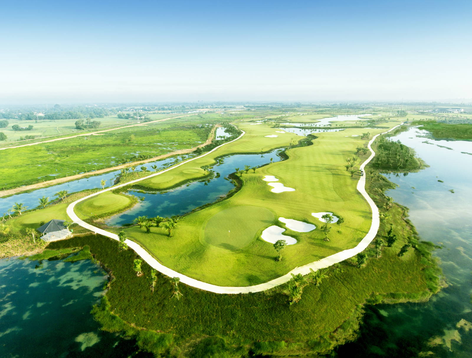 Aerial View, West Lakes Golf & Villas, Ho Chi Minh, Vietnam