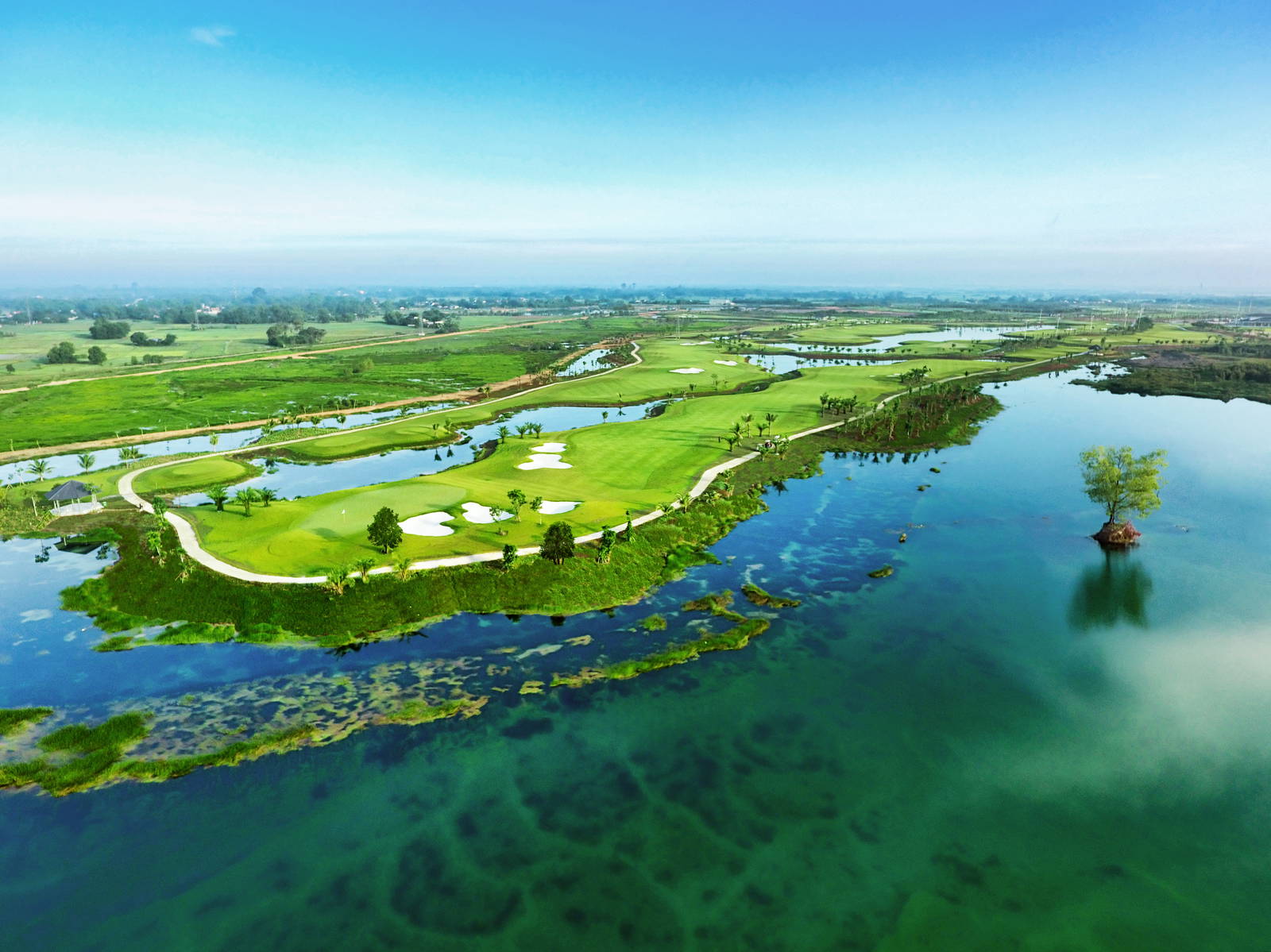 Aerial View, West Lakes Golf & Villas, Ho Chi Minh, Vietnam