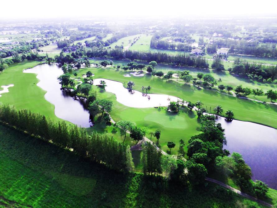Aerial View, Windsor Park & Golf Club, Bangkok, Thailand