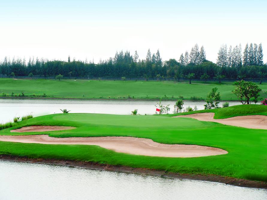 Green, Bunker, Windsor Park & Golf Club, Bangkok, Thailand